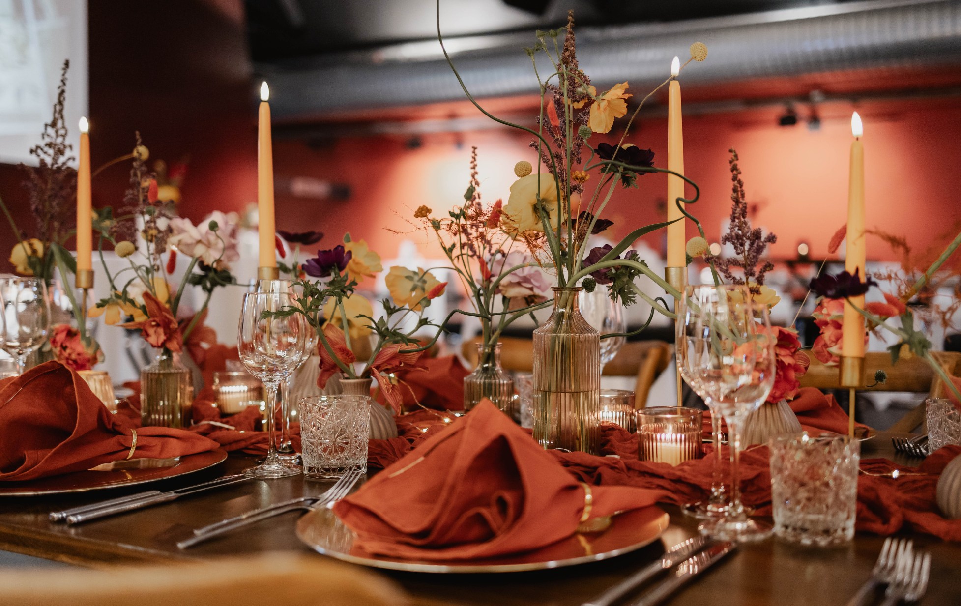 Details einer Tischdeko in der Hochzeitslocation Otten Gravour in Hohenems.